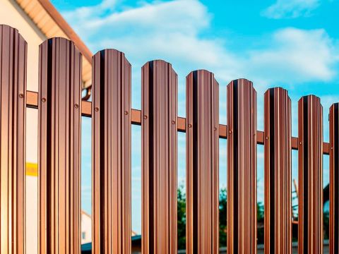 Металлический штакетник в Полоцке